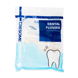 크리썸 치실 휴대용 대용량 일회용 튼튼한 400d 치실