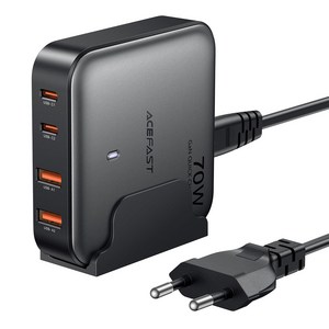 ACEFAST 70W 탁상용 GaN 충전기 4포트 초고속 멀티충전기 C타입 PD 고속충전기