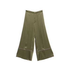 셀린느 파이핑 와이드 팬츠, 그린계열, FR 36(KR 44)