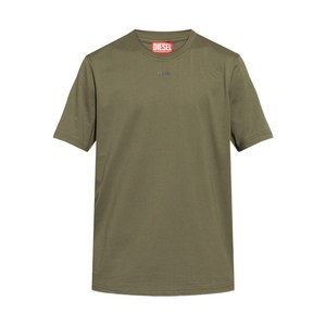 디젤 lT-어저스트-V6 로고 티셔츠, 그린계열, Standard M