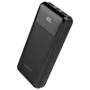쿨린 고속충전 대용량 보조배터리 20000mAh 22.5W CL322, 블랙, CL-322