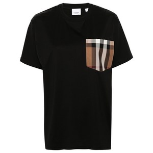버버리 체스트 포켓 티셔츠, 블랙계열, Mid standard XS(KR 44)