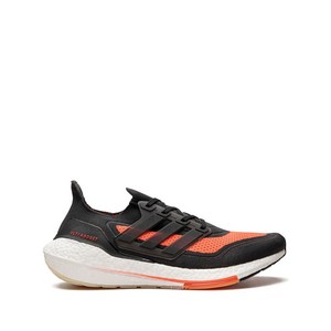 아디다스 울트라부스트 21 로우탑 스니커즈, US men 12(KR 300), 블랙계열+레드계열