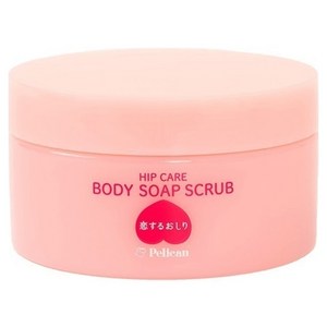 Pelican 사랑스러운 엉덩이 힙 케어 바디 솝 스크럽, 180g, 1개