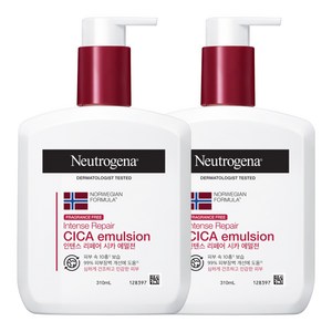 뉴트로지나 인텐스 리페어 시카 에멀젼 바디로션, 310ml, 2개