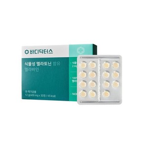 바디닥터스 식물성 멜라토닌 함유 멜라바인 12g, 30정, 1개