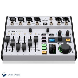 베링거 FLOW8 디지털 믹서 8채널 USB 오디오 인터페이스