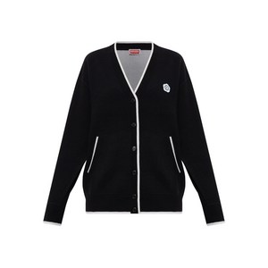 겐조 아플리케 트리밍 가디건, 블랙계열, Standard S