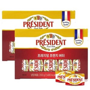 프레지덩 무염버터 미니포션 10g * 20개 프랑스, 10g, 40개