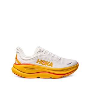 HOKA 본디 9 로우탑 스니커즈, US men 13(KR 310), 화이트계열+오렌지계열