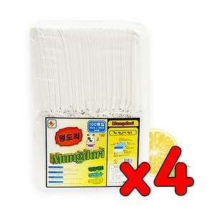 멍도리 실속형 압축 강아지 배변 패드 400매(100매X4개) 강아지 보급형 패, 4개