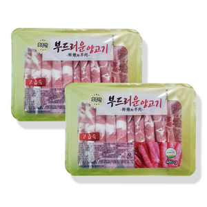 홍홍 중국식품 훠궈 마라탕 양고기 샤브샤브, 480g, 2개