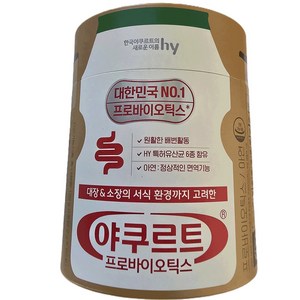 에치와이 야쿠르트 프로바이오틱스 유산균, 120g, 1개