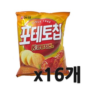 포테토칩 K 양념치킨맛, 50g, 16개