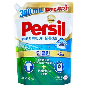 퍼실 퓨어프레쉬 플러스 일반용 액상세제 리필 상쾌한 향, 1개, 1.5L