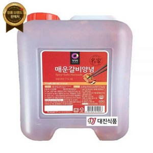 청정원 매운갈비양념 10kg / 매운갈비양념 2통묶음가능 [원산지:국산], 청정원 매운갈비양념 10kg / 매운갈비양념,2통묶음가, 2개