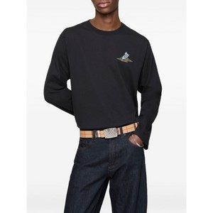 버버리 체크 패턴 리버서블 벨트, cm 100, 블랙계열+실버계열