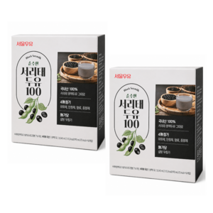 서울우유 서리태 두유 100, 190ml, 32개
