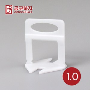 공구하자 타일 평탄 클립 시공 작업 수평 레벨러 쐐기 도매, 100개, 화이트