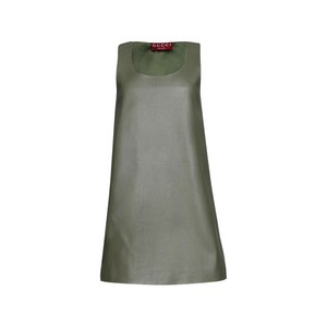 구찌 민소매 미니 드레스, 그린계열, Italy 42(KR 66)