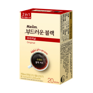 맥심 오리지날 부드러운 블랙 커피믹스