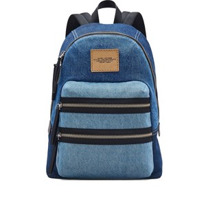 마크제이콥스 라지 컬러 블록 데님 백팩