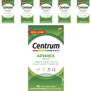 센트룸 어드밴스 성인용 멀티비타민 타블렛, 100정, 6개