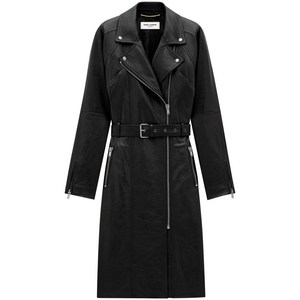 생로랑 가죽 코트, 블랙계열, France 38(KR 66)