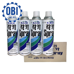 일신 락카 스프레이 1박스 40개입, 흑색, 420ml, 40개