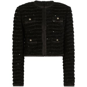 돌체앤가바나 시퀸 재킷, 블랙계열, Italy 38(KR 33)