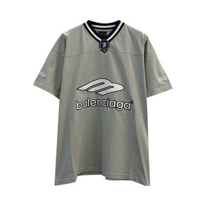 발렌시아가 3B Football V-neck T-shirt