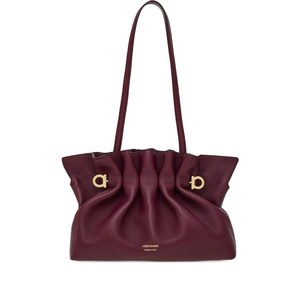 페라가모 더블 간치니 개더 스몰 숄더 백