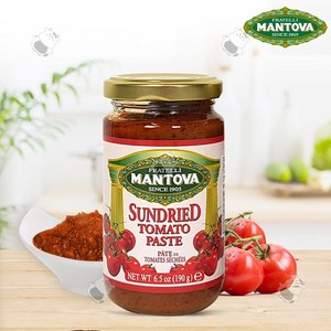 만토바 선드라이 토마토 페이스트 소스, 190g, 3개