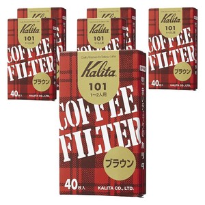칼리타 커피 필터 브라운 1-2인용 101
