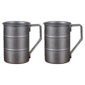 SoBuy 스테인리스 빈티지 캠핑 맥주 머그컵