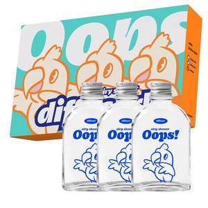 무무네 웁스 디퓨저 3입 세트, 3개, 100ml, 에어리 샤워