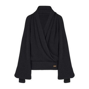 발망 골지 니트 후디, 블랙계열, Standard S(KR 55)