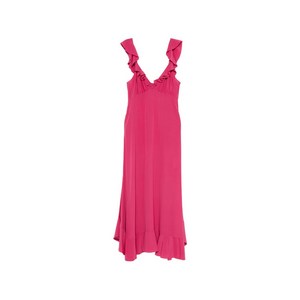 끌로에 실크 러플 드레스, 핑크계열, France 34(KR 55)