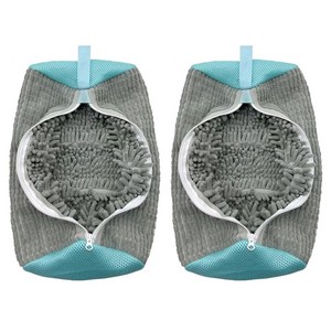 MTOY 엠토이 2세대 세탁기 신발 운동화 세탁망 특 대형 2개, 그레이, 2개