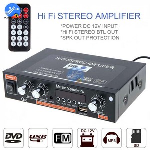 G30 800W 12V 110V-220V DIY 키트 앰프 스피커 디지털 홈 블루투스 HIFI 스테레오 서브 우퍼 사운드 프리, 1개, 01 US Plug, 단일