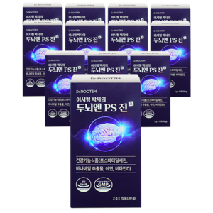 이시형박사 두뇌엔 ps 진 포스파티딜세린 분말 스틱 식약청인증 인지력 개선 혈당 케어, 30g, 12박스