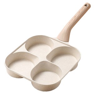 Tiger Pavilion 다기능 논스틱 에그팬 4구, 20cm, 1개