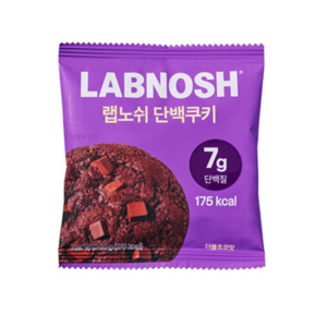 랩노쉬 단백쿠키 더블초코맛, 40g, 10개