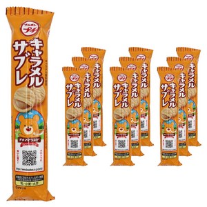 부르본 쁘띠 사브레 캐러멜 맛, 46g, 10개