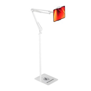 모센모 150cm 1단/2단 높이조절 스마트 패드&스마트폰 스탠드형 더블 스프링 자바라 거치대