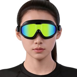 시에투 성인용 고글 물안경 김서림 방지 보관케이스 포함, free, 블랙코팅, 1개