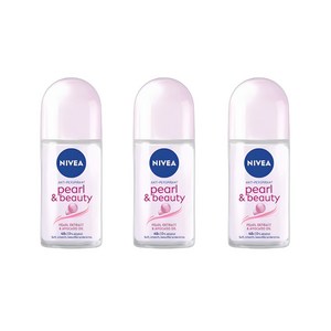 니베아 펄앤 뷰티 데오드란트, 50ml, 3개