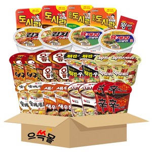 농심 소컵라면 12종 24개 세트, 1박스
