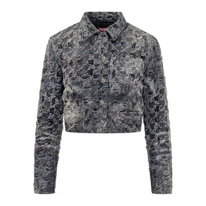 디젤 프린지 데님 재킷