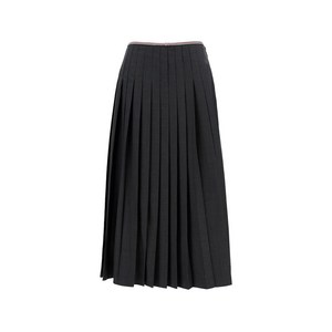 톰 브라운 플리츠 미디 스커트, 그레이계열, Italy 40(KR 55)